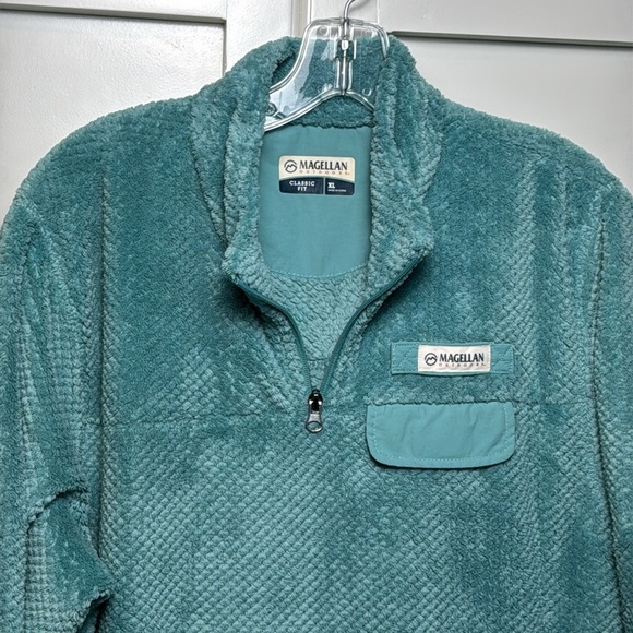 Magellan classic fit textured fleece quarter zip - Picture 2 of 9